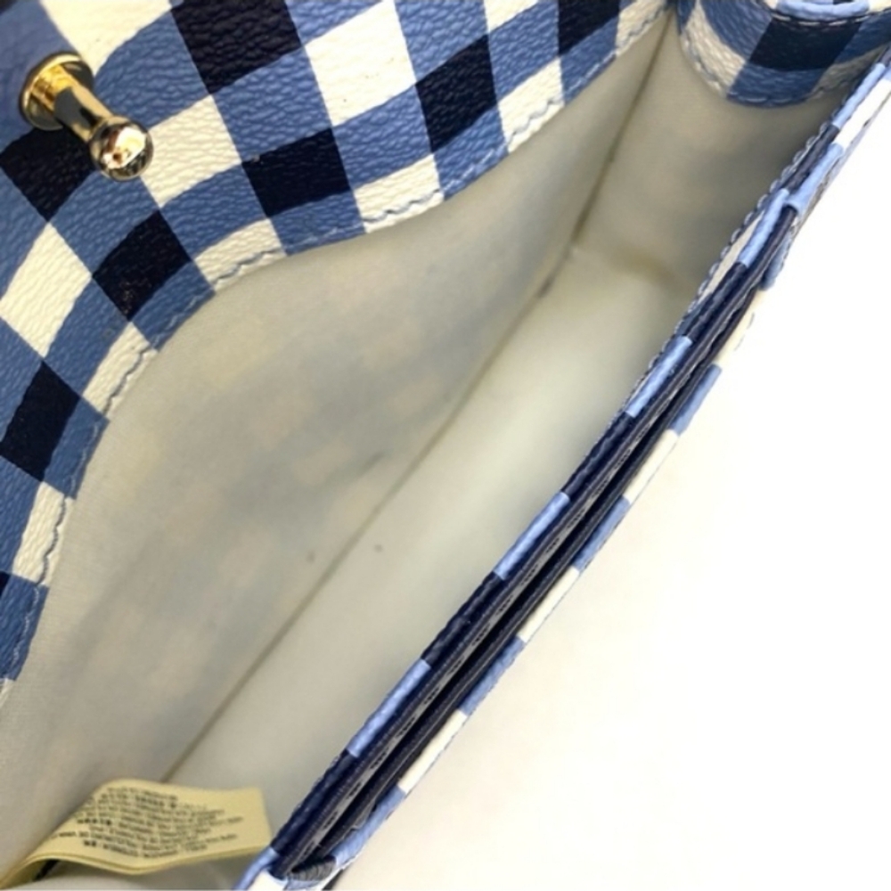Kate Spade-2pc Hyde Lane Gingham Renee Crossbody Bag & Stacy Snap Wallet 💙 - Picture 6 of 16